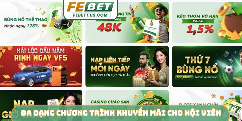 Đa dạng chương trình khuyến mãi cho hội viên