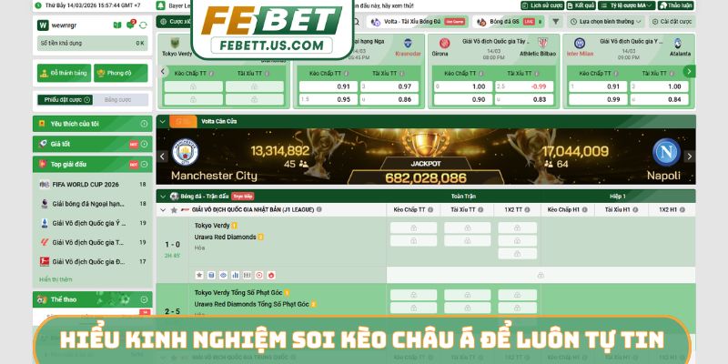 Hiểu kinh nghiệm soi kèo châu Á để luôn tự tin