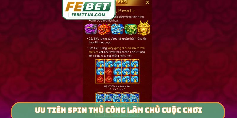 Nổ hũ Long Châu - Ưu tiên spin thủ công làm chủ cuộc chơi